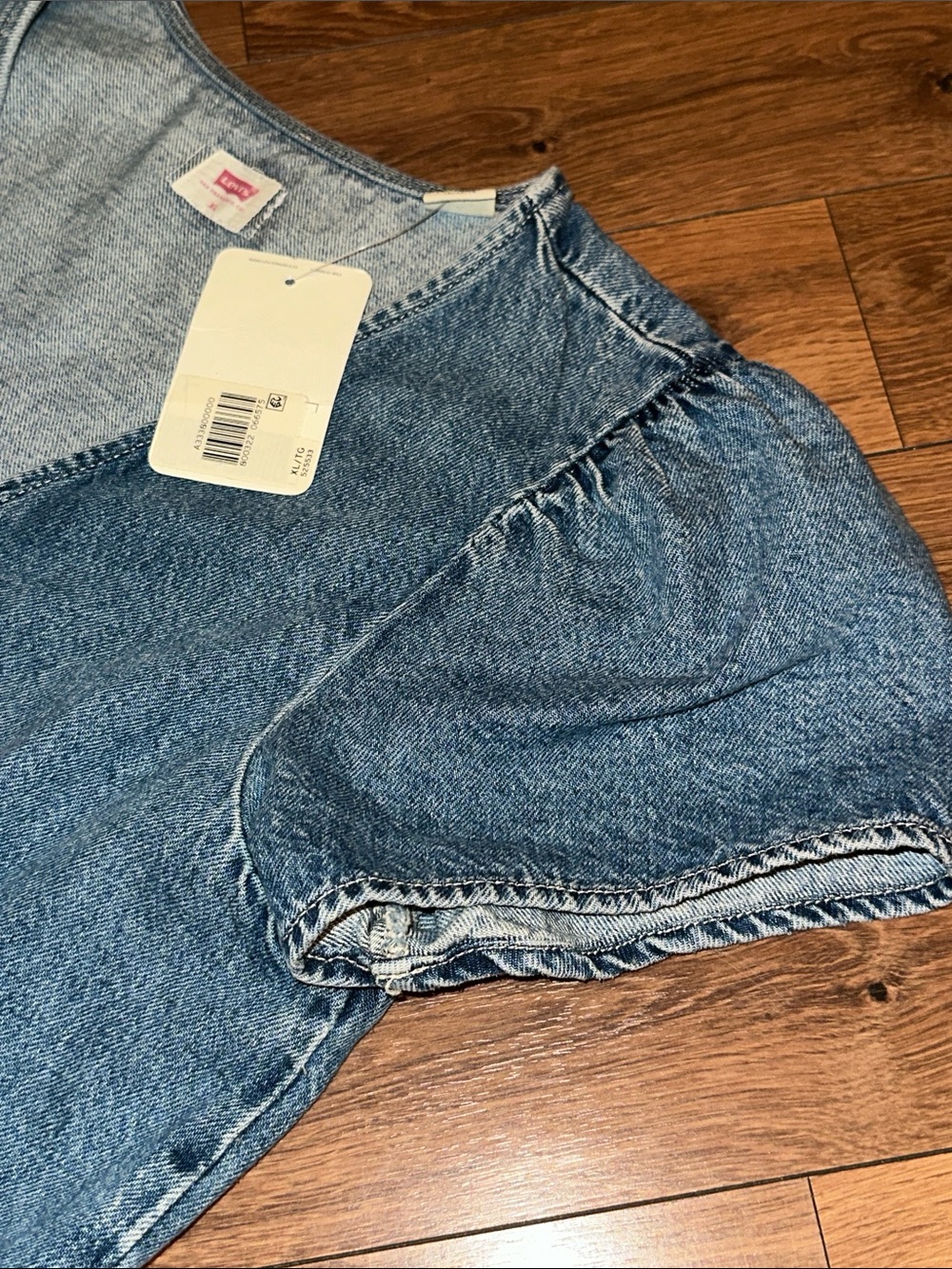 Levi’s Erin Denim Button Down Dress. XL - Picture 3 of 6